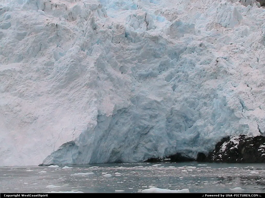 Glacier from the sea at Denali National Park. Into the wild!