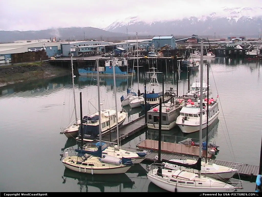 Seward harbor: Into the wild. Minutes before our cruise to Denali National Park.