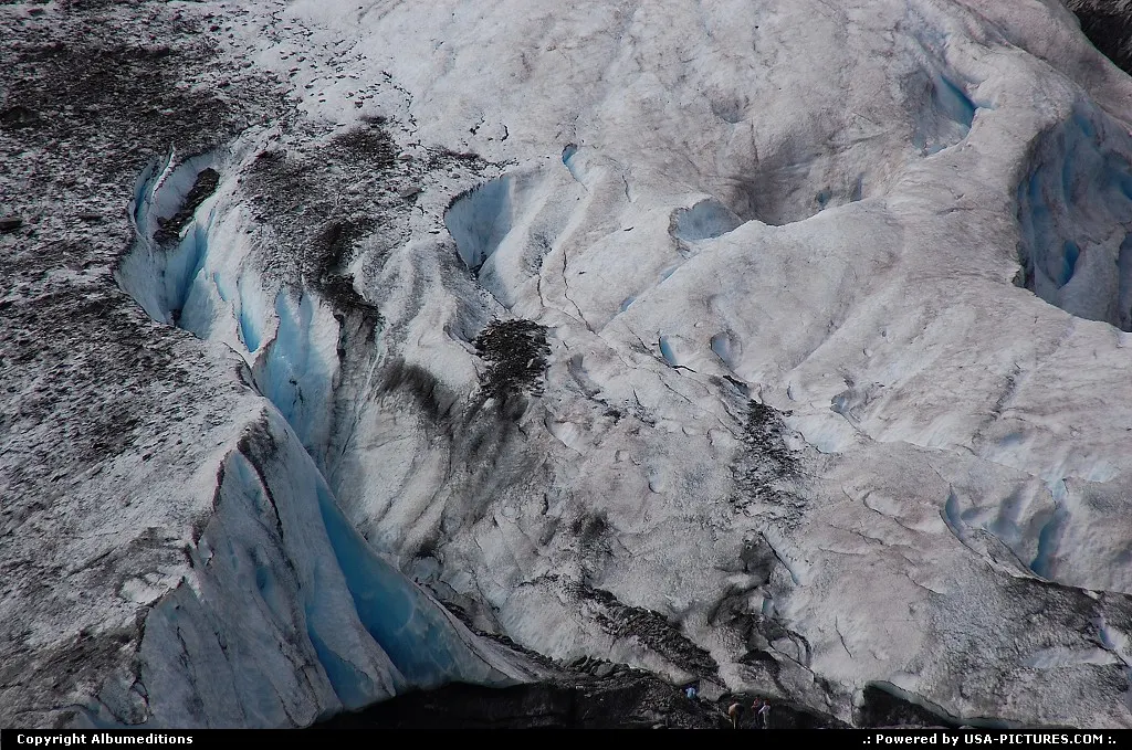 Hiking up to the challenging Worthington Glacier near Valdez.