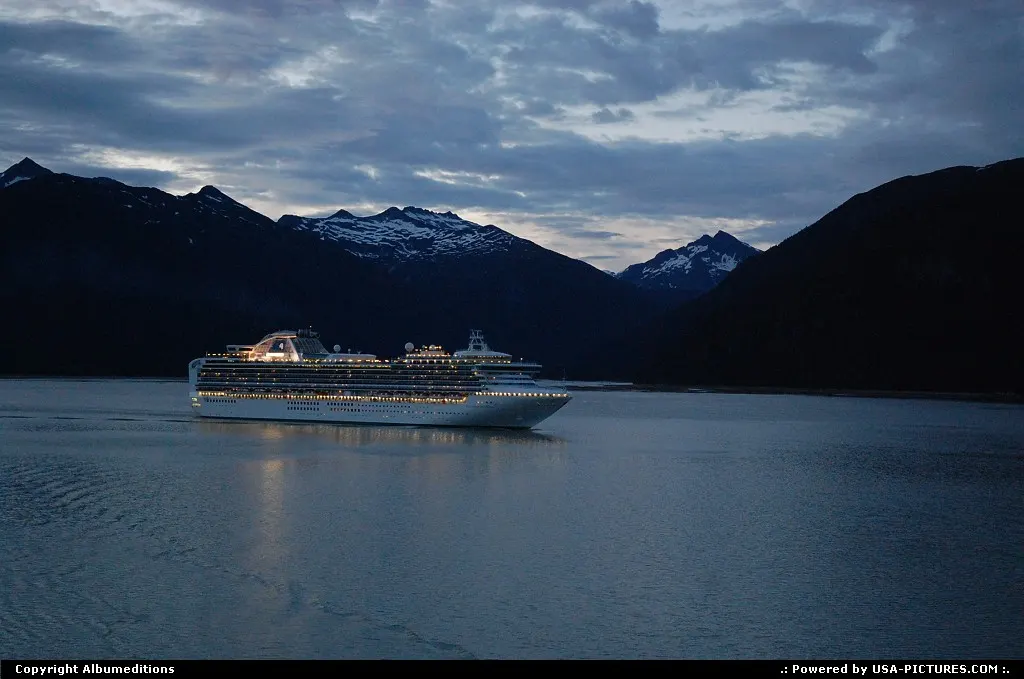 Cruising the Inside Passage at midnight...