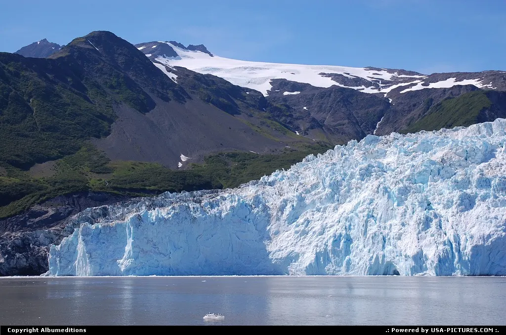Aialik Glacier, Kenai Fjords NP, Alaska.