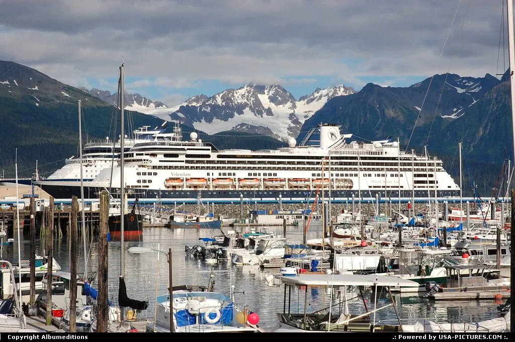 Seward is the beginning or end point of most cruises sailing the Gulf of Alaska.