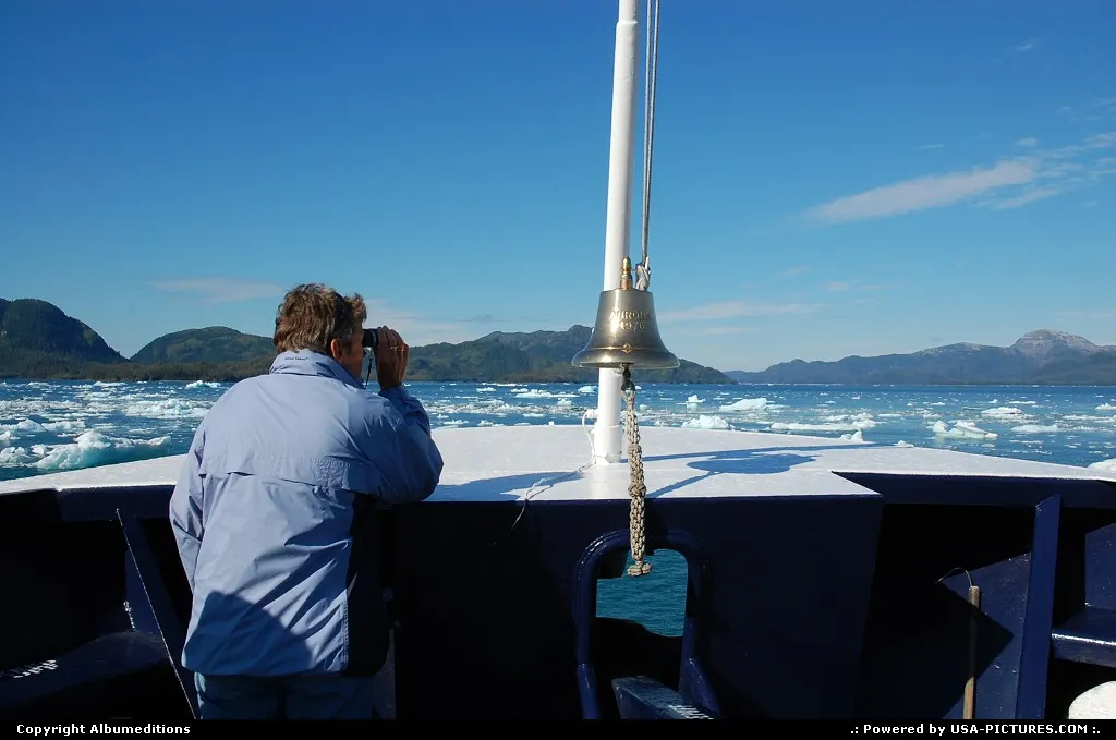 Exploring Alaska's Prince William Sound.