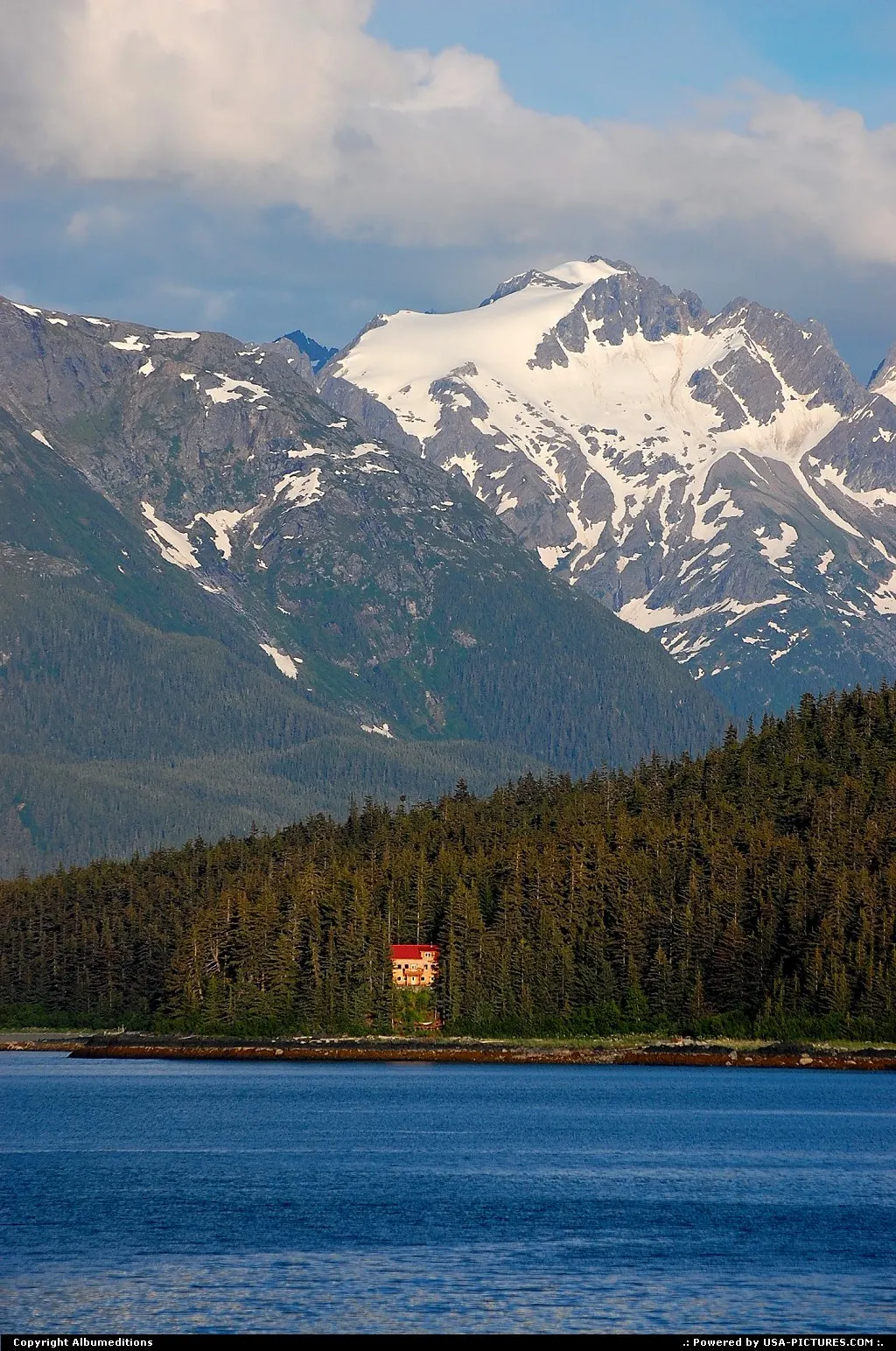 A small part of the thousands of miles coastline of Tongass National Forest.