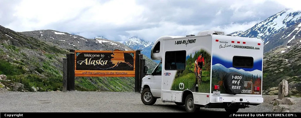 Alaska road scenery on our way to Skagway.