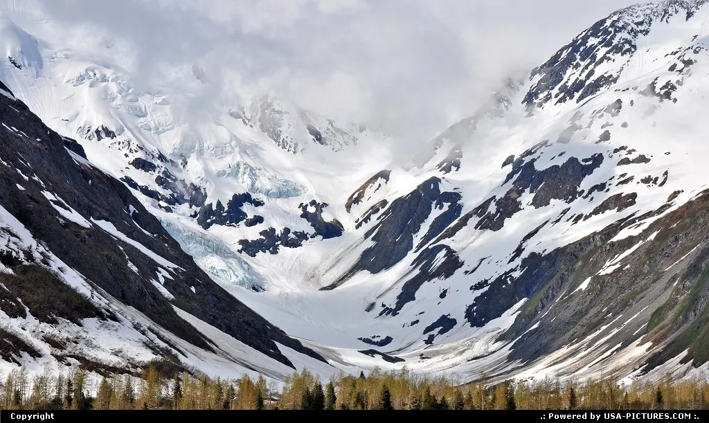 Byron Glacier - Portage Valley, Alaska.