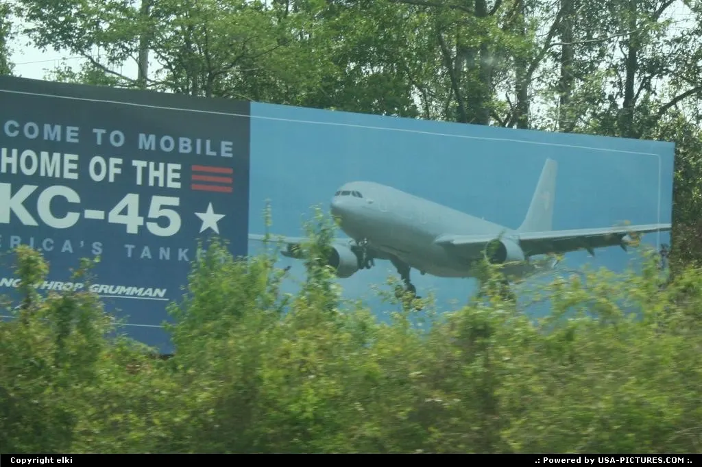 Mobile alabama is expected to be the city to product KC-45.