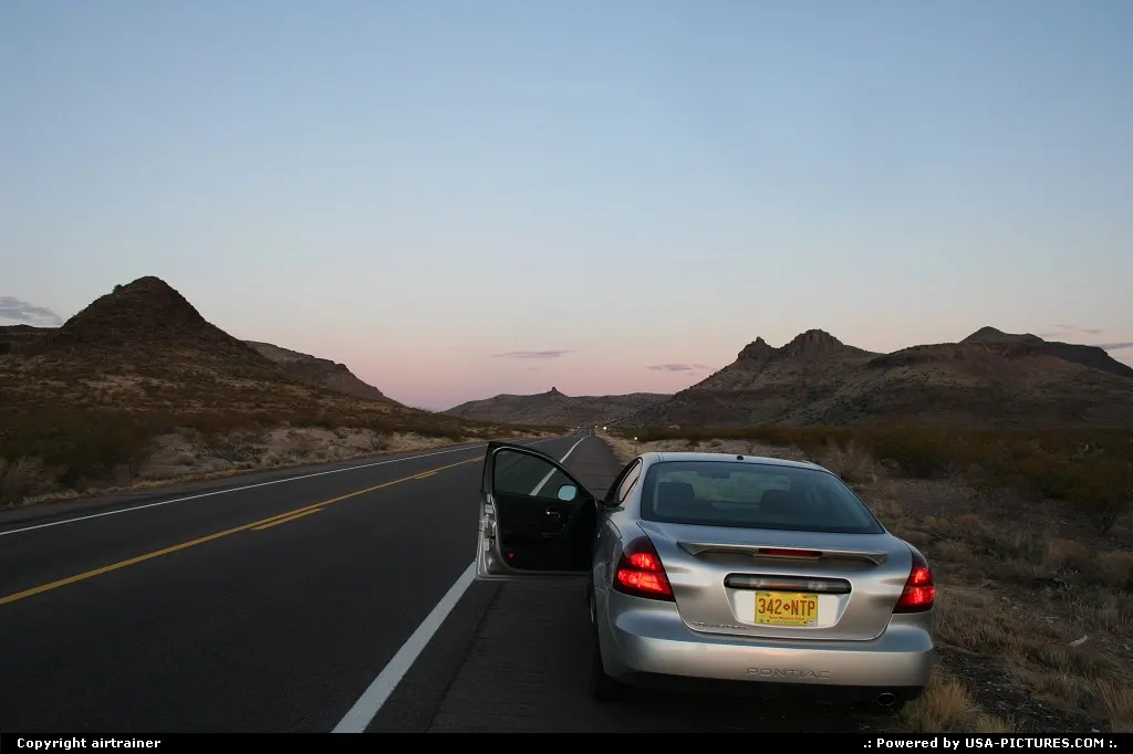 Sunset in Arizona, on the way to New Mexico...