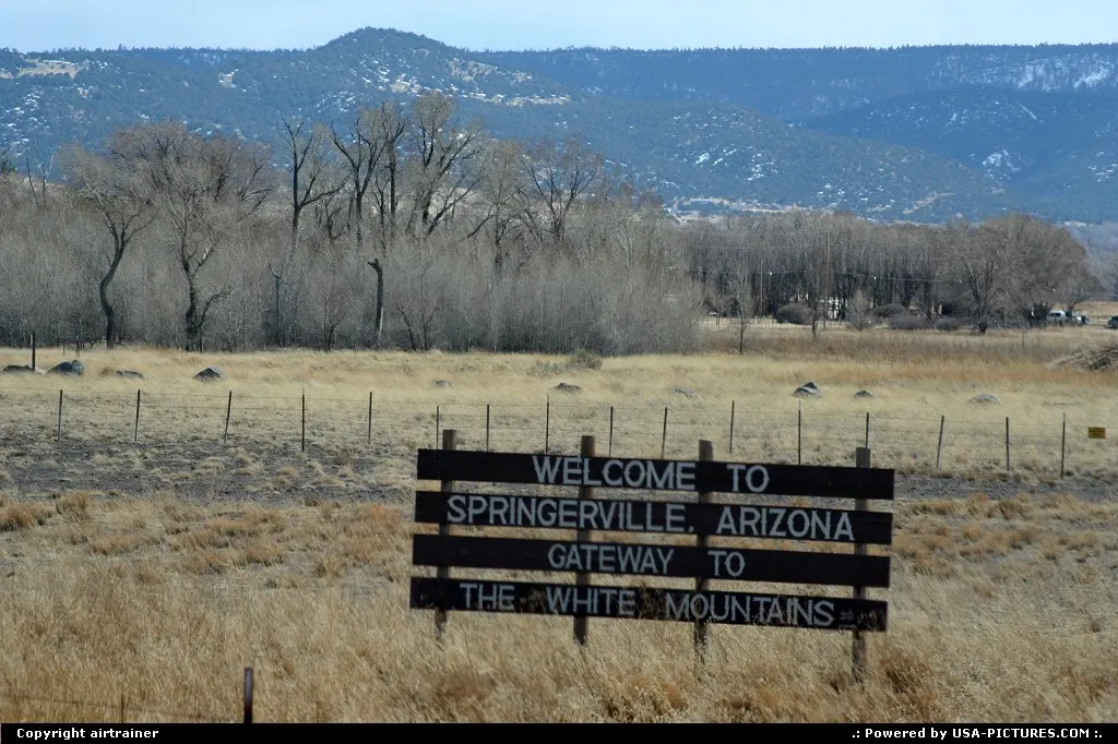 Welcome to Springerville, gateway to the white mountains