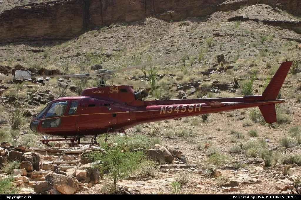 Landing to the bottom of the canyon