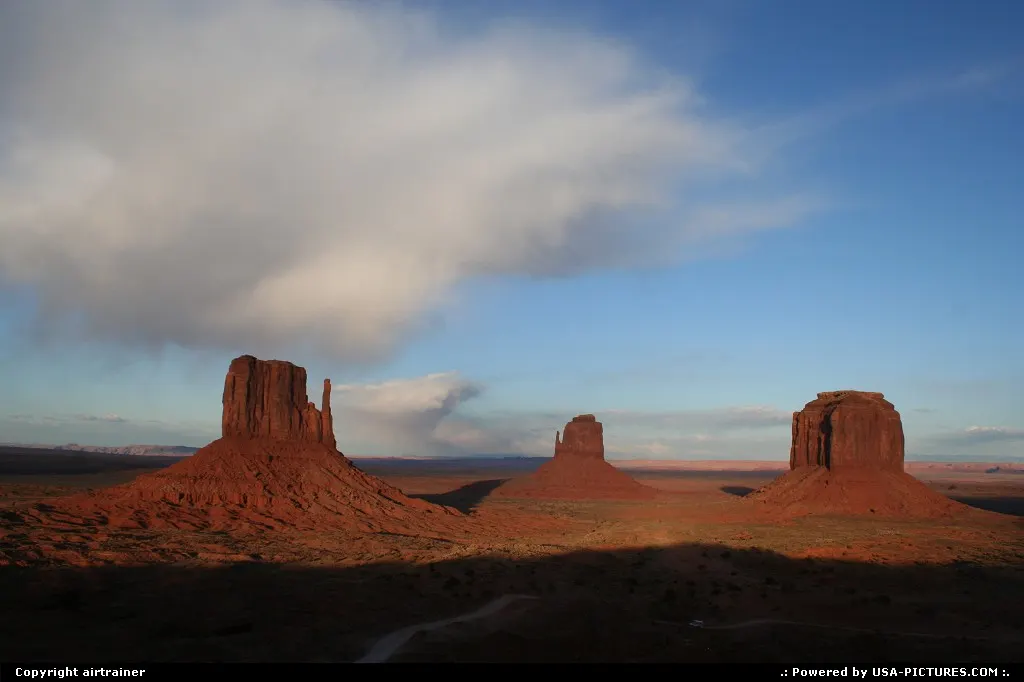 Monument Valley, at the entrance of the park.
