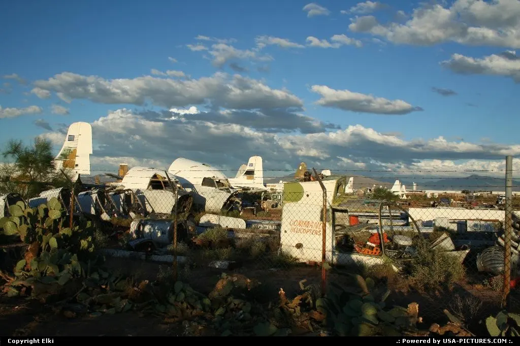 Boneyard under the sun