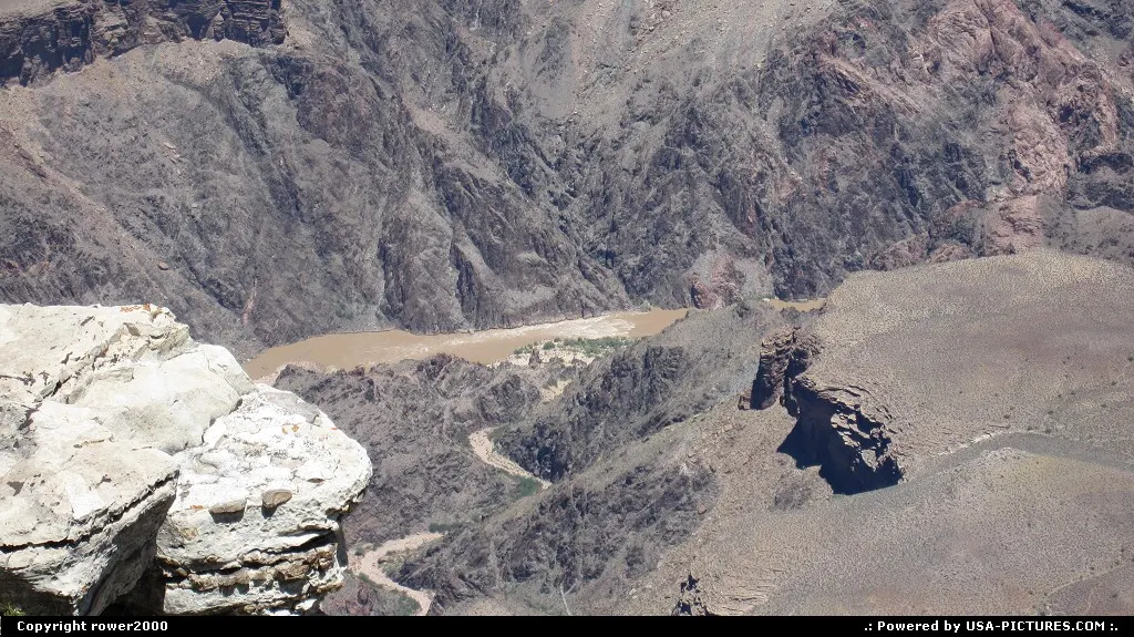 Great Rapids of the Colorado River from Hermit's Rest Road.