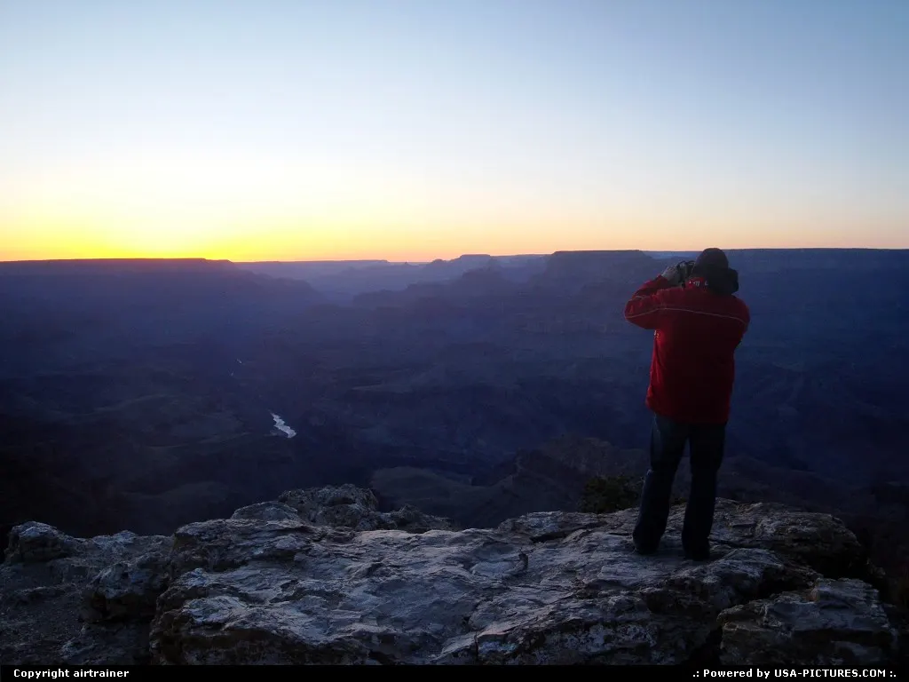 enjoying the sunset at the Grand Canyon...this is me :)