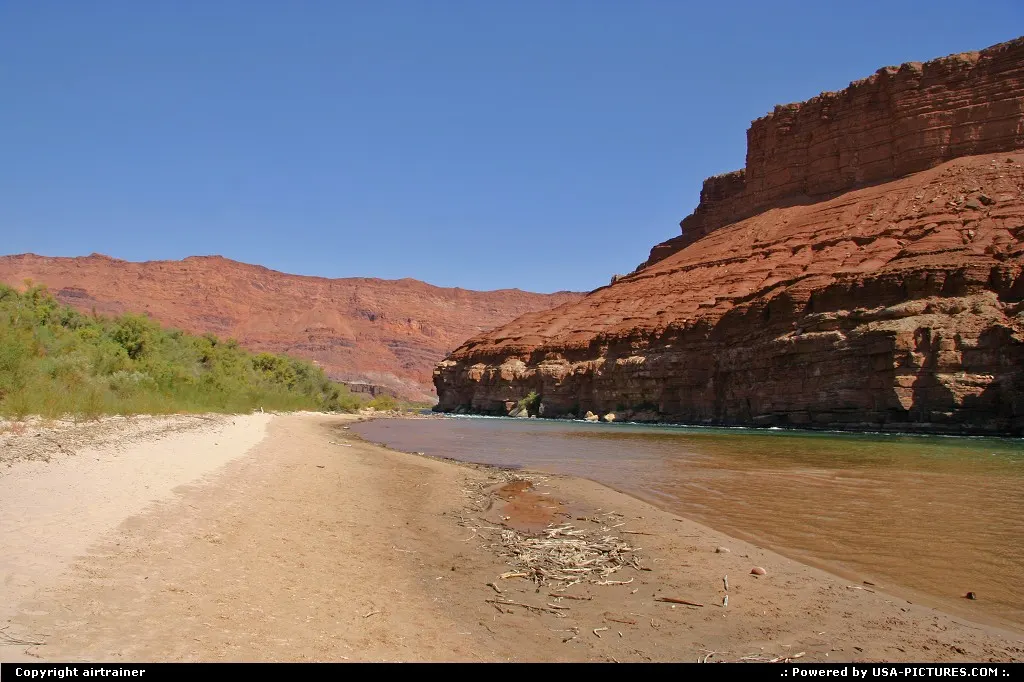 The river Colorado at Lees Ferry.