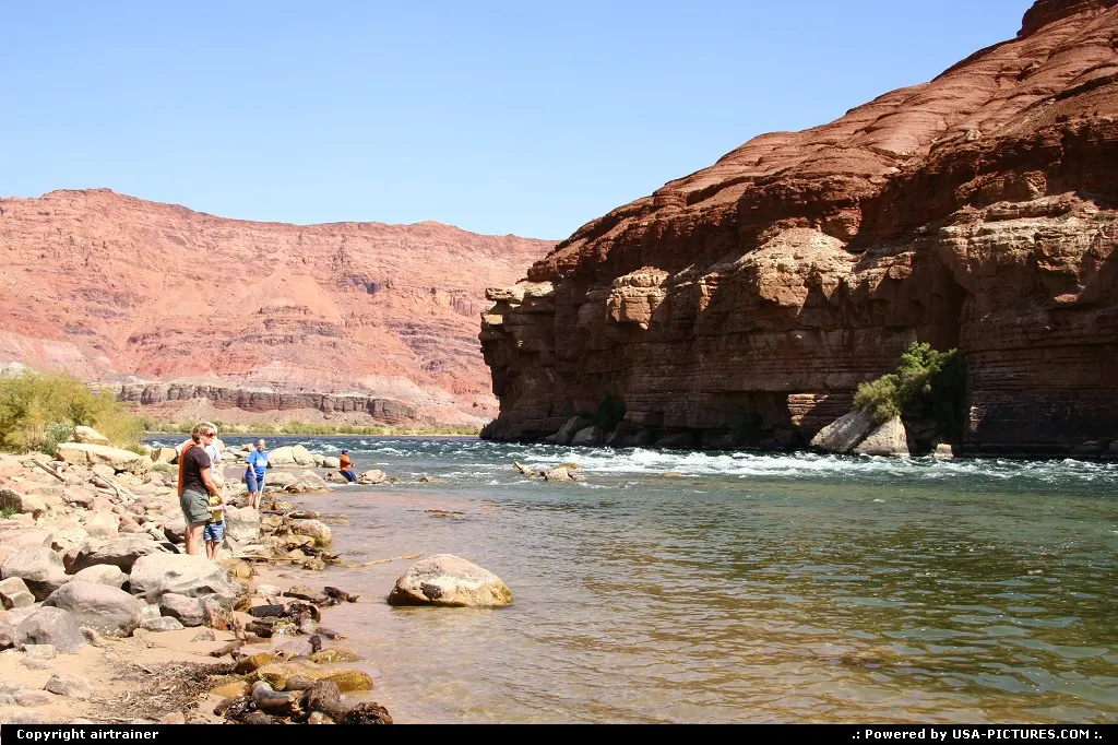 The river Colorado at Lees Ferry.