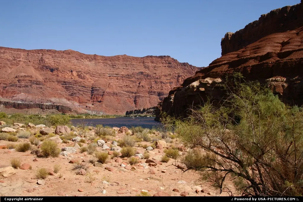 The river Colorado at Lees Ferry.