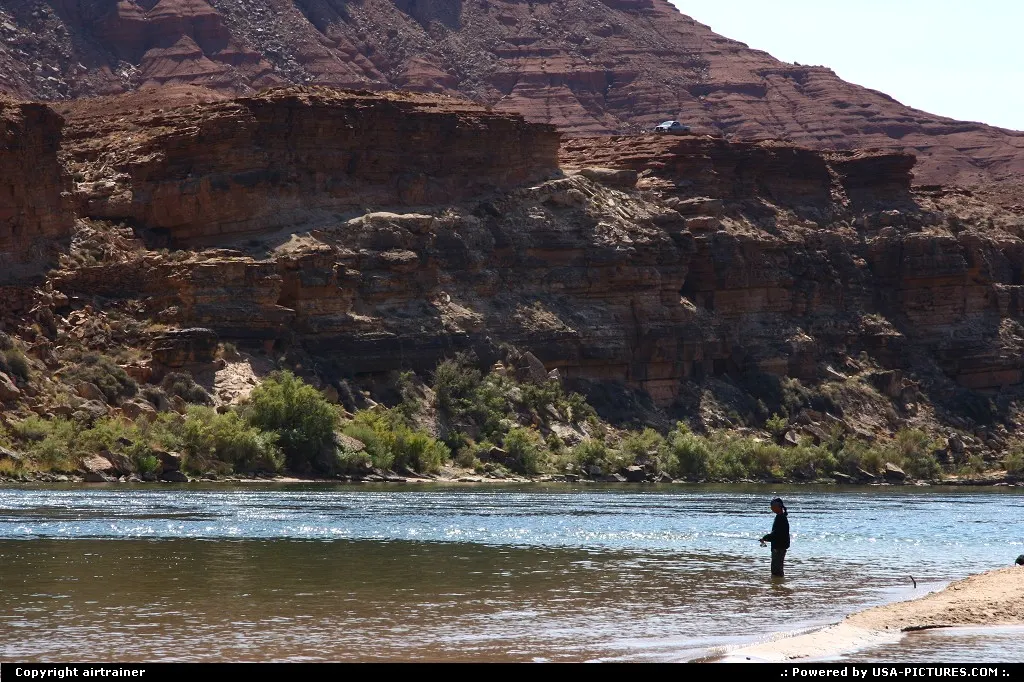 The river Colorado at Lees Ferry.