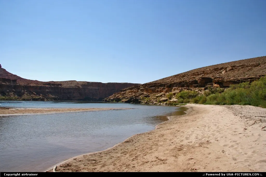 The river Colorado at Lees Ferry.