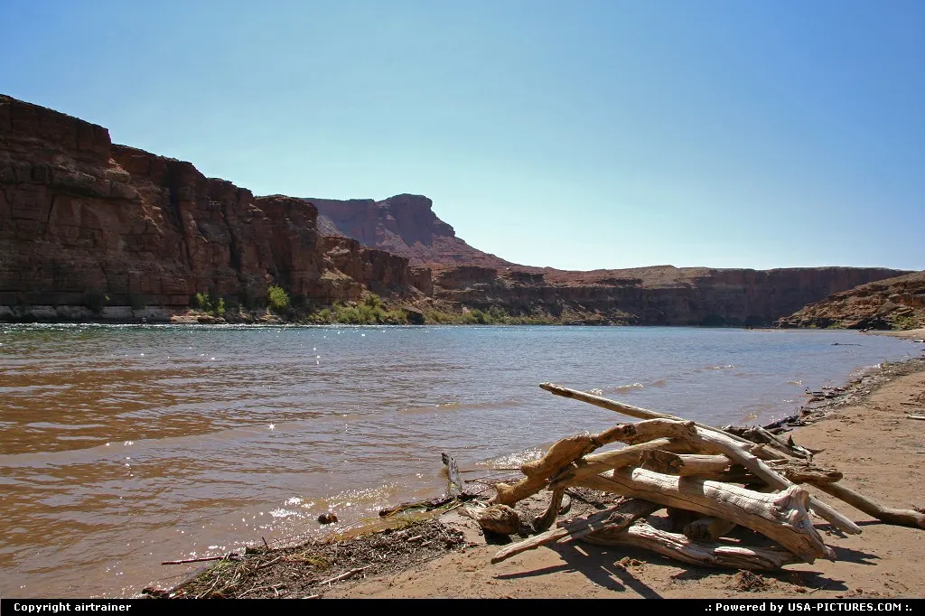 The river Colorado at Lees Ferry.