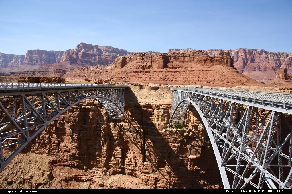 The Navajo Bridge, over the Colorado.