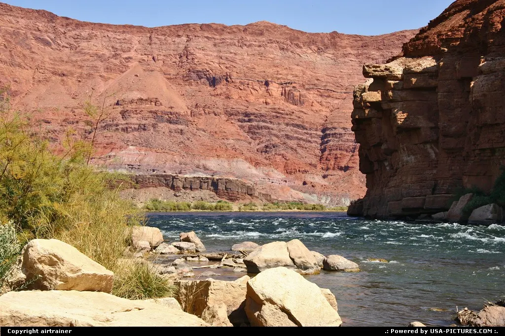 The river Colorado at Lees Ferry.
