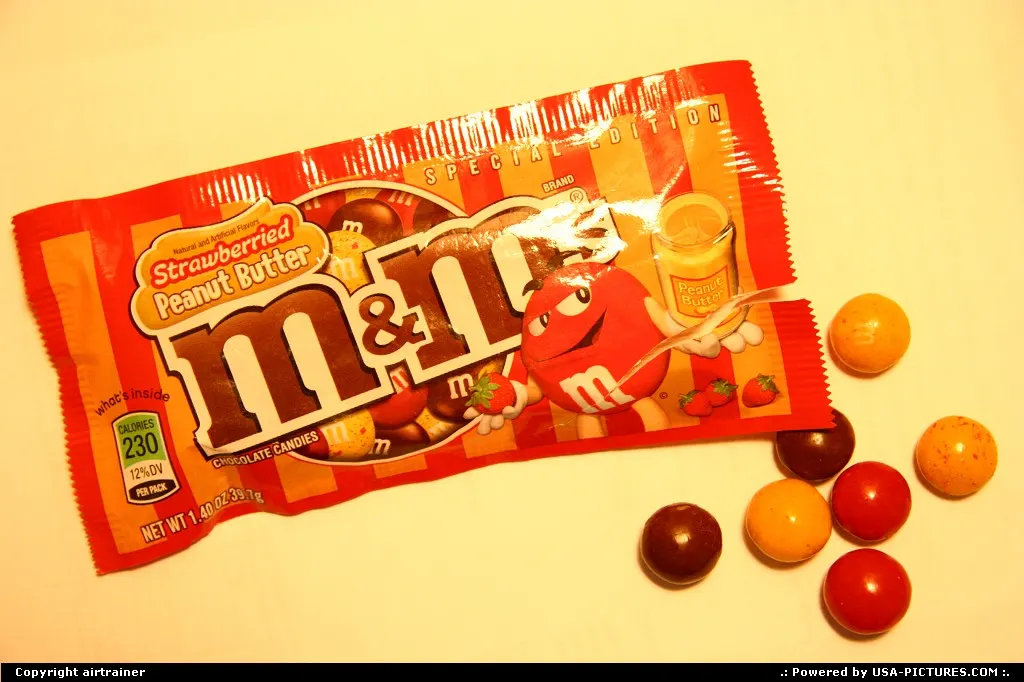 strawberried peanut butter m&m's