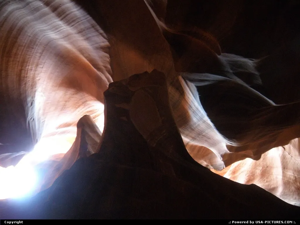 Inside UPPER ANTELOPE CANYON