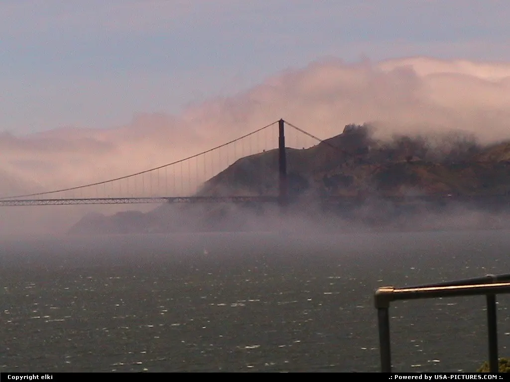 San francisco, appear from fog