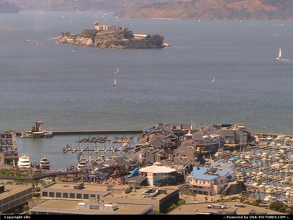 piers, alcatraz view