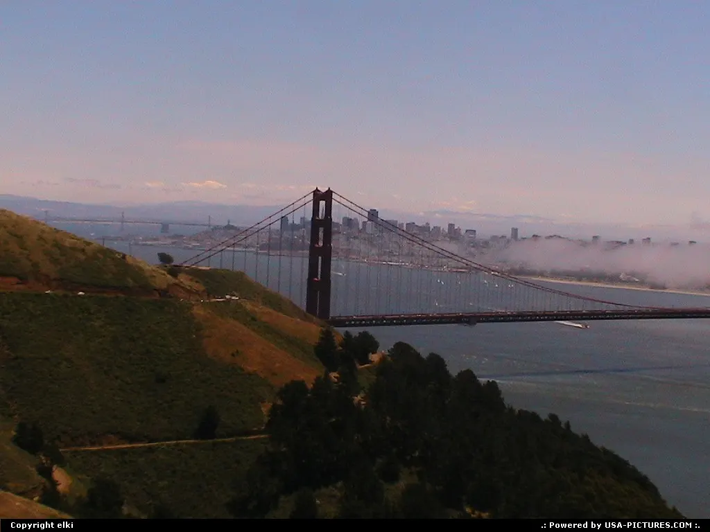 Golden Gate, with downtow away