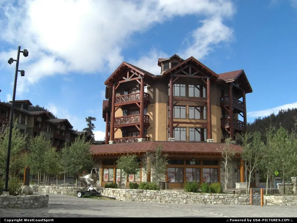 Le Village at Mammoth Lakes. Home of various hotels, resorts and restaurants