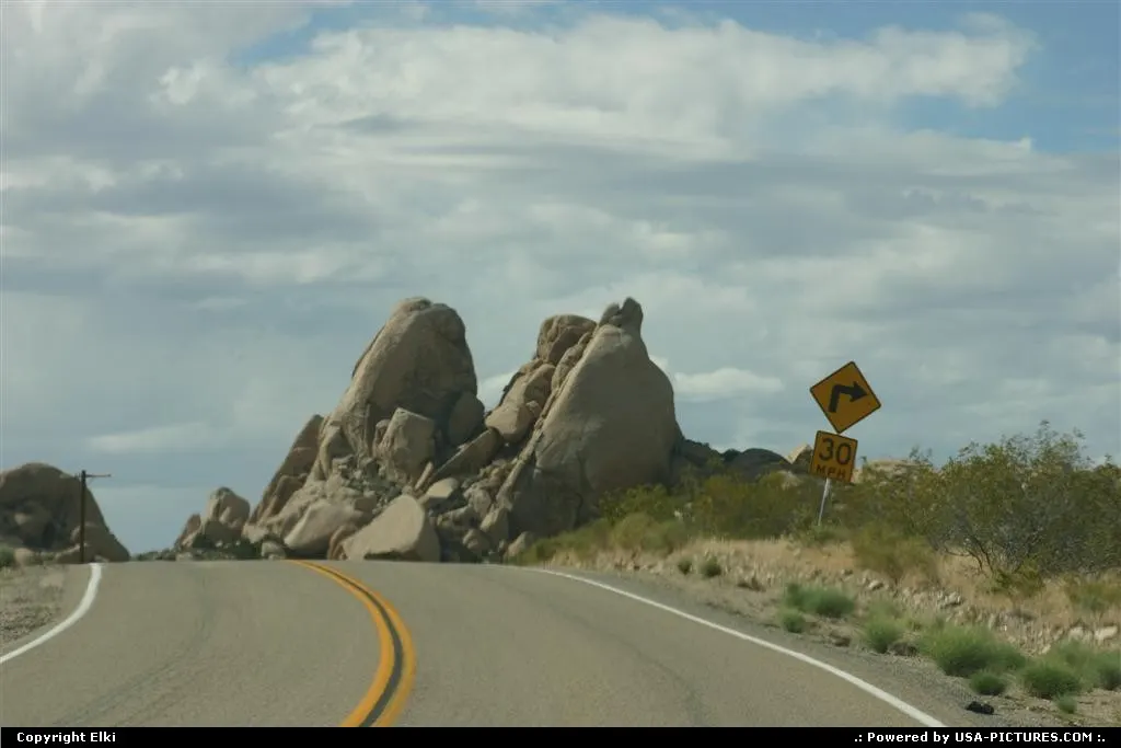 In the desert, en route to Las Vegas