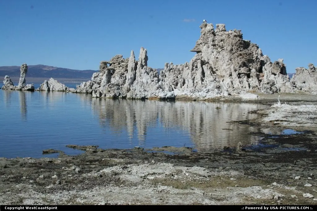 Calcium formation in Mono Lake, near Yosemite National Park via the famous Tioga Pass.