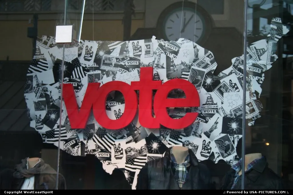 Vote! That the message that this famous brand store want to spread. It's up to you, now!