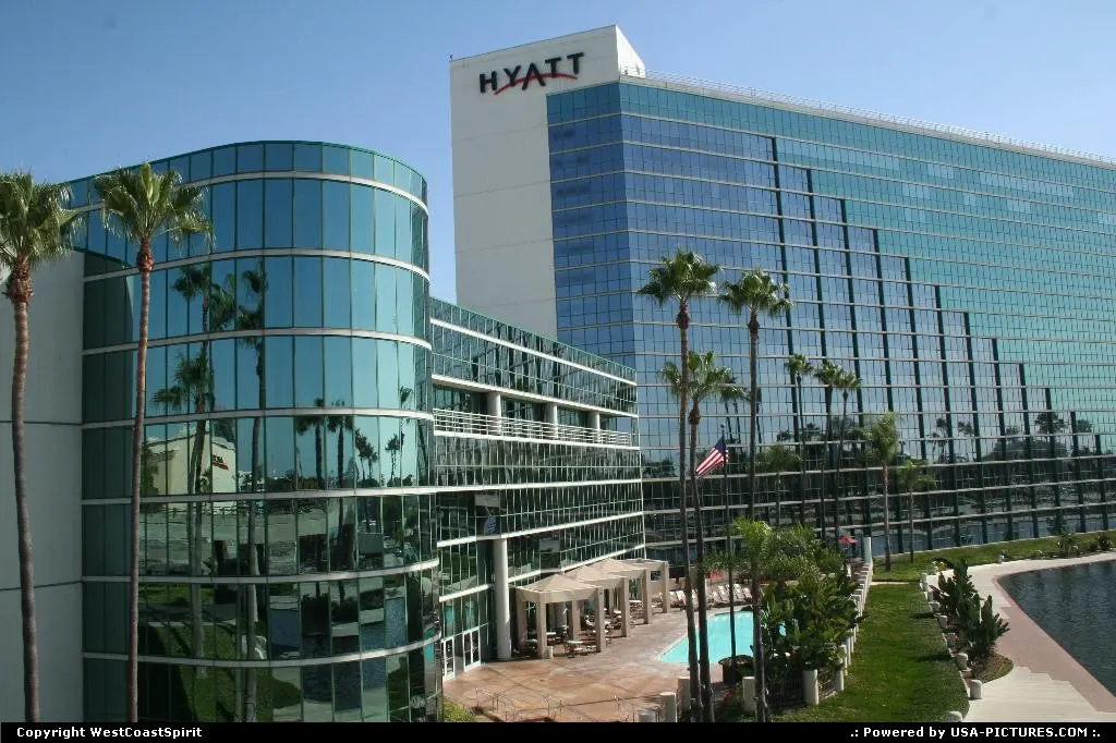 Hyatt Hotel, near the convention center.