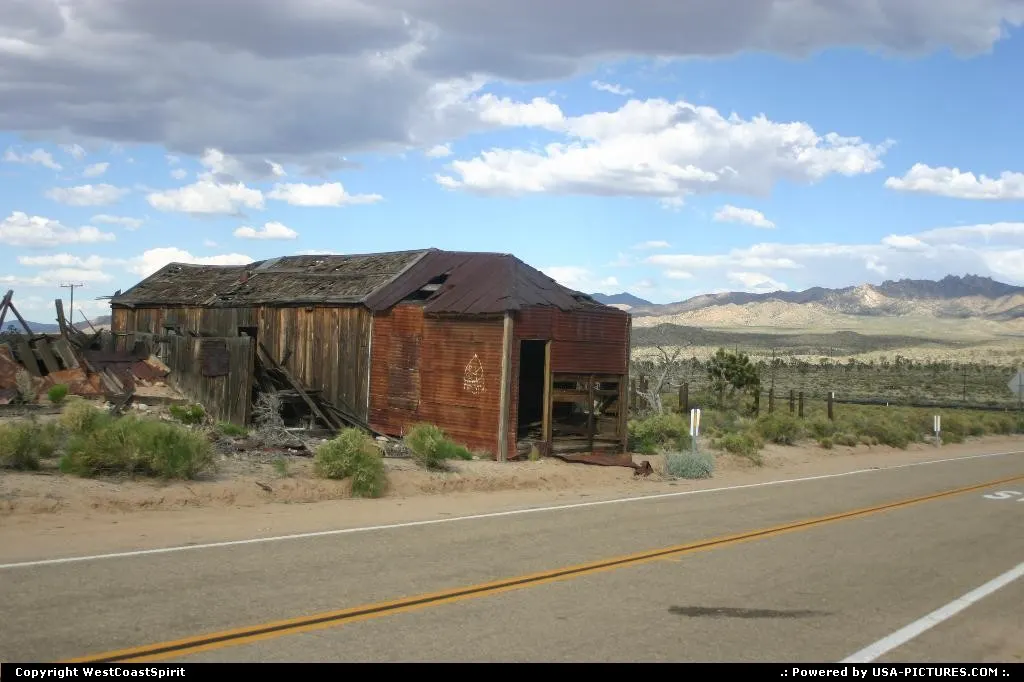 Typical scenery in California wilderness, en route to Las Vegas.