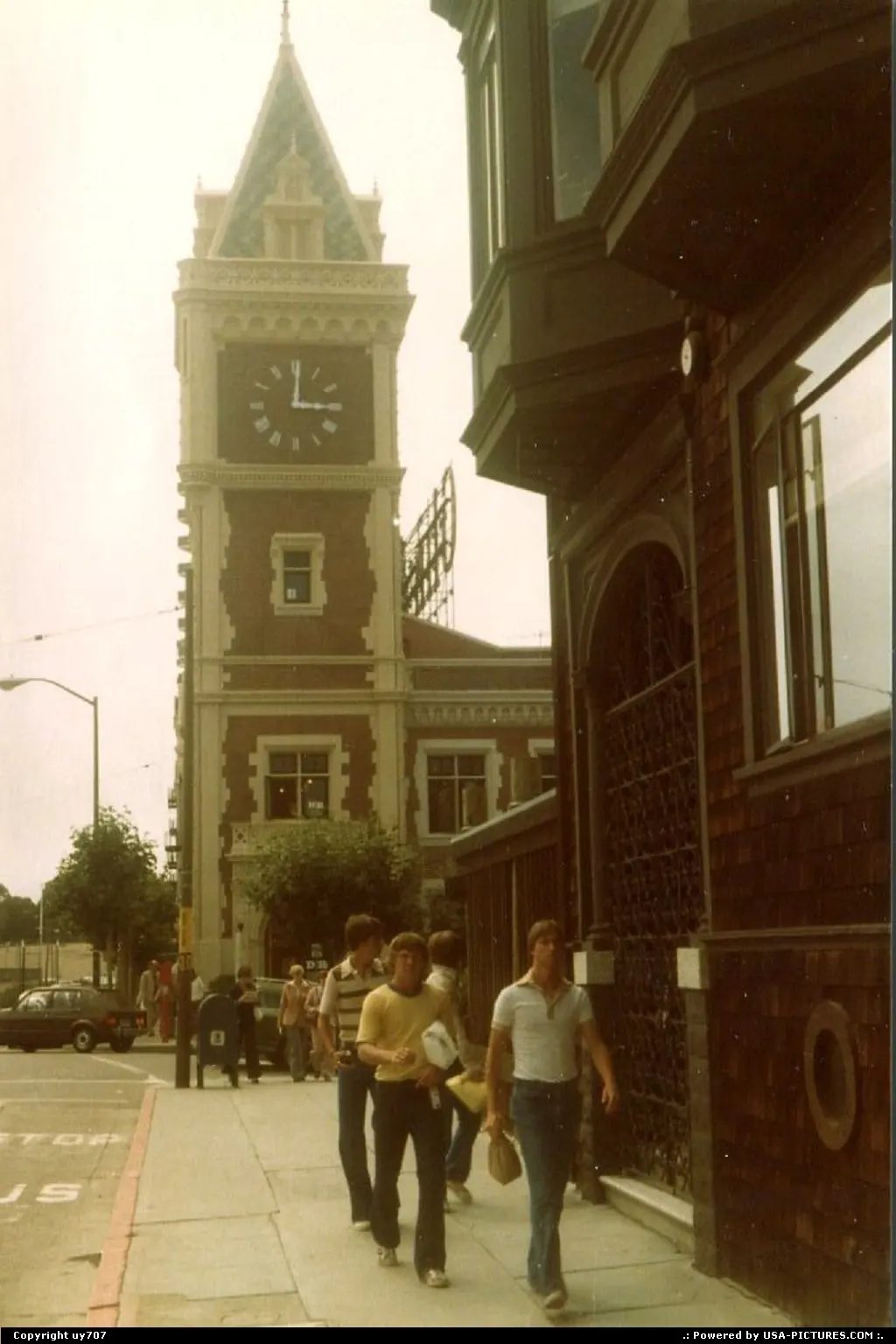 Girardelli Square's landmark in the afternoon