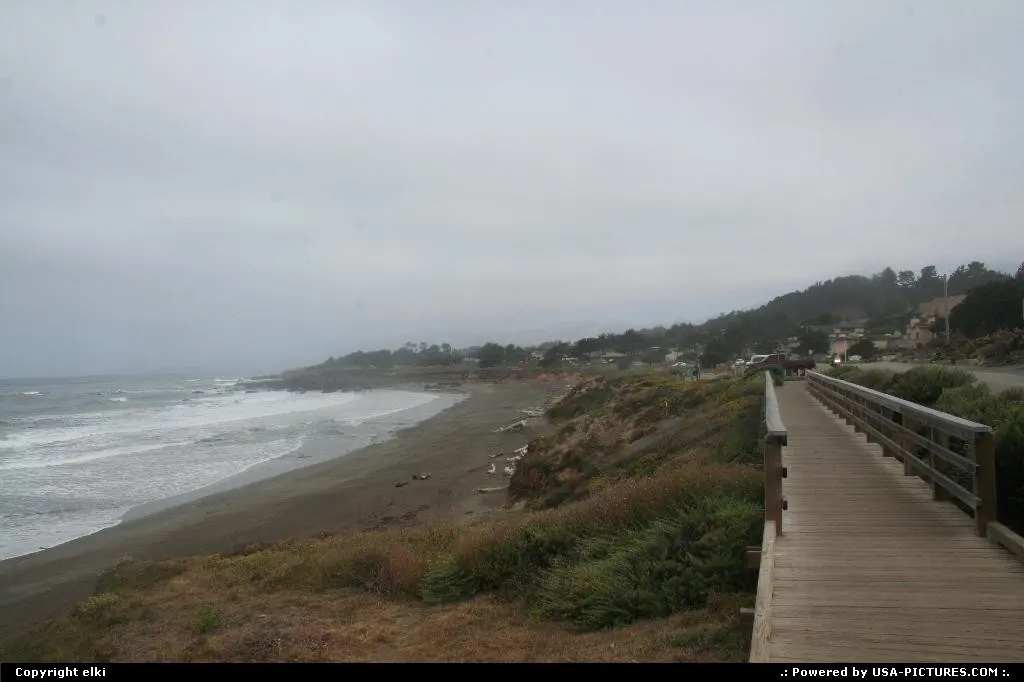 beach path, cambria california