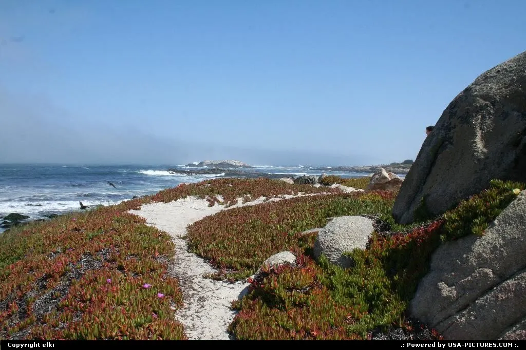 17 mile drive is following the coast from Carmel to Monterey.
