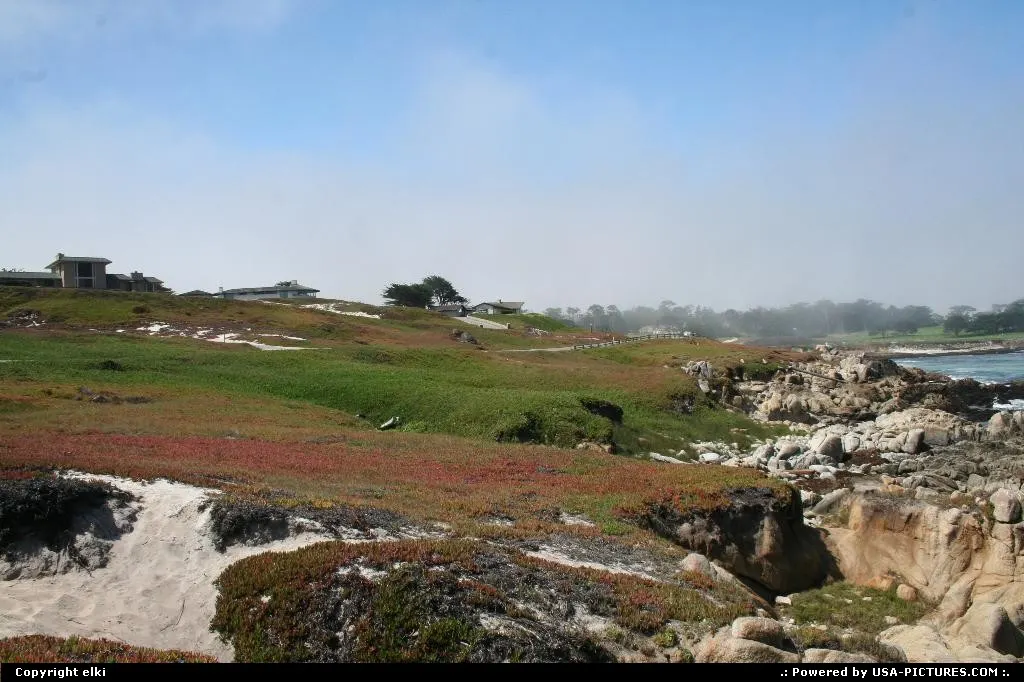 17 mile drive is following the coast from Carmel to Monterey.