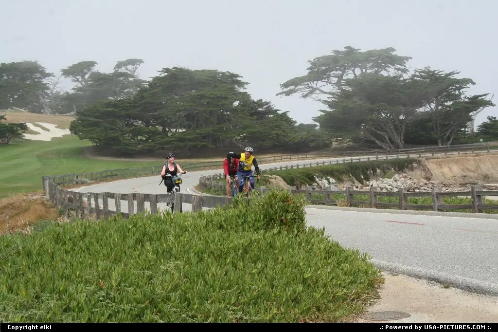 17 mile drive is following the coast from Carmel to Monterey.