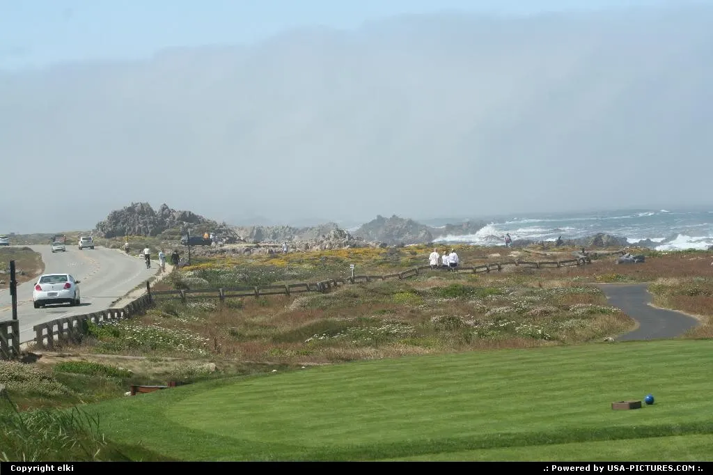 17 mile drive is following the coast from Carmel to Monterey.