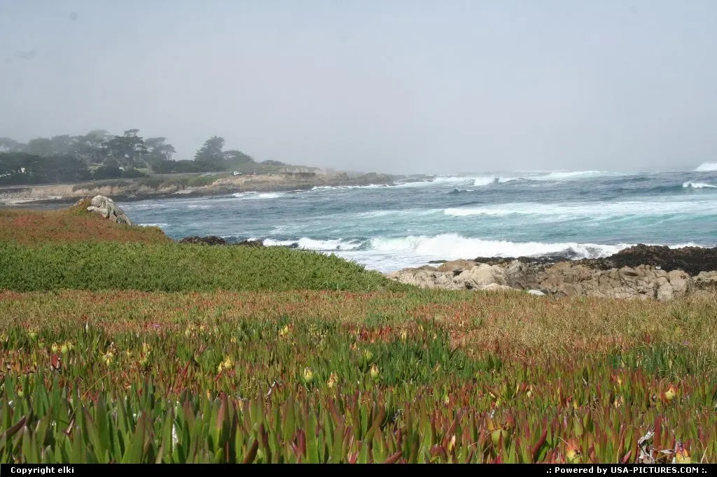 17 mile drive is following the coast from Carmel to Monterey.