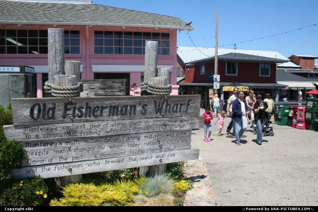 Monterey other popular place : old fisherman wharf