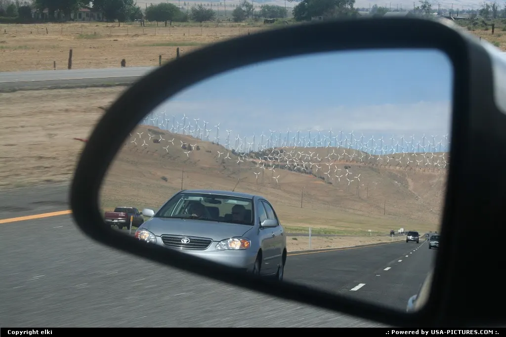 On the way to pacific coast, just passing mojave
