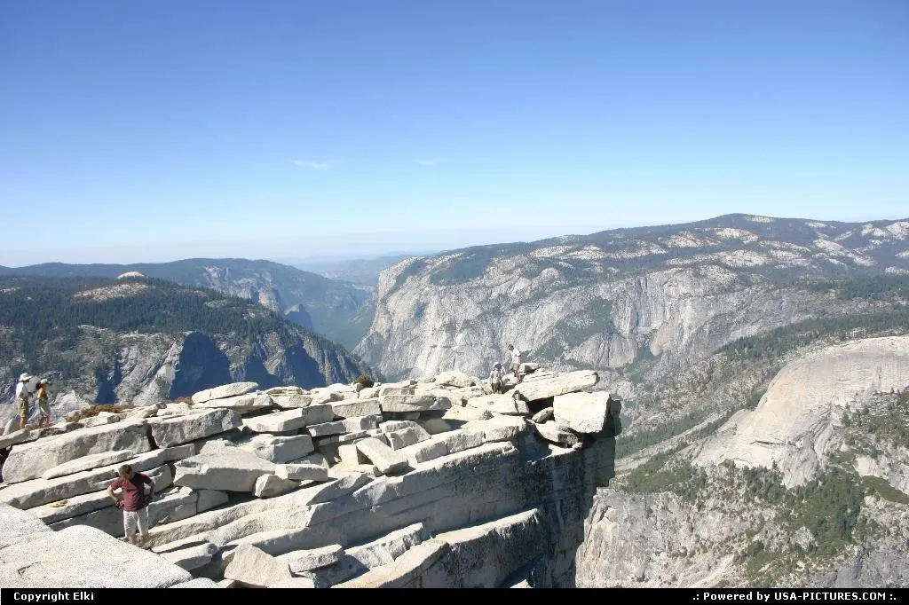 Yosemite valley from Half Dome