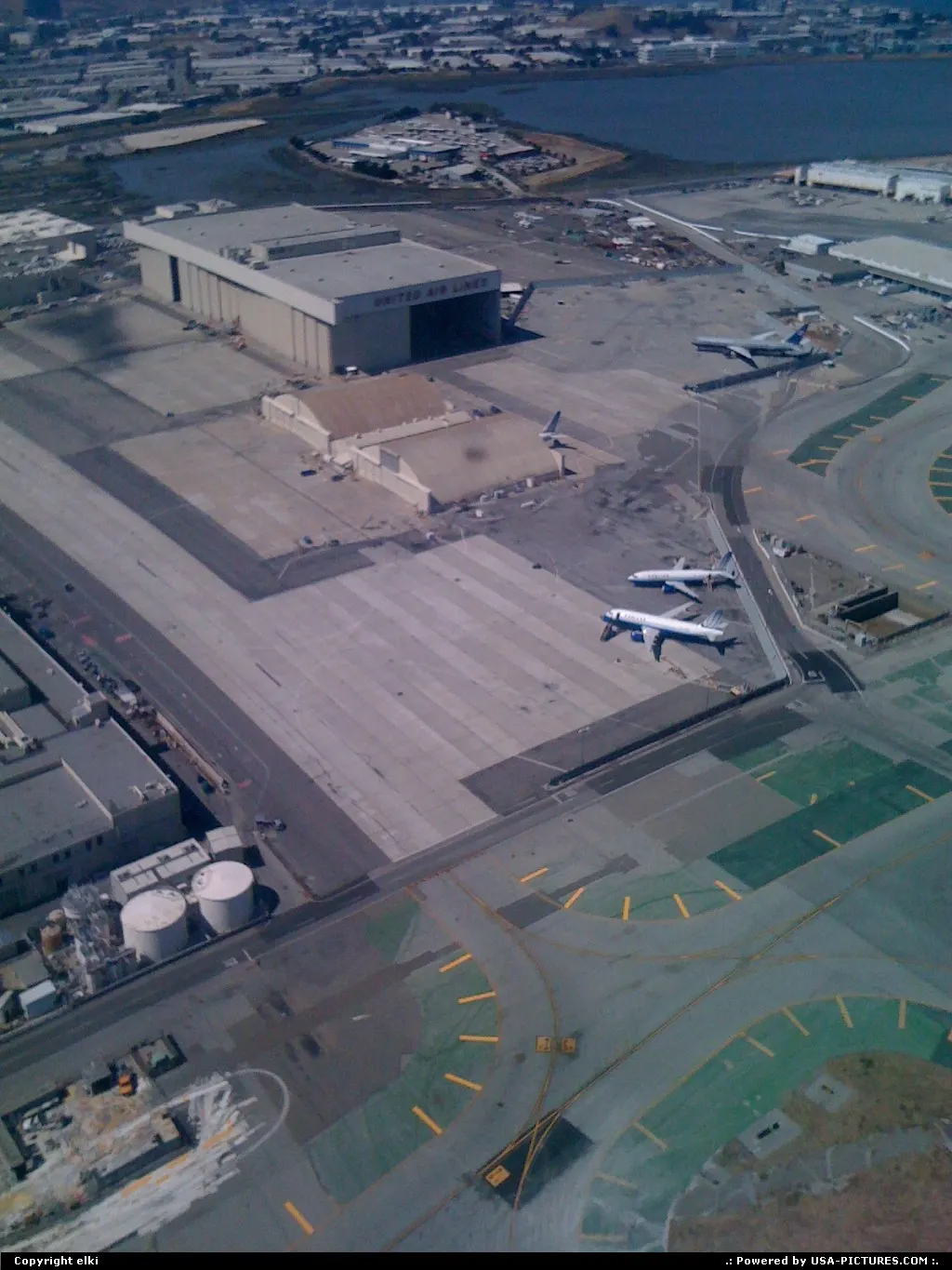 Taking off from San Francisco aiport, on the way back to France