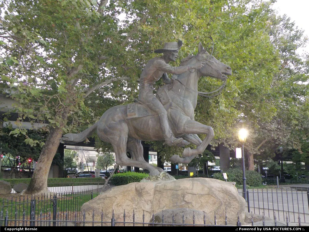 The Pony Express memorial