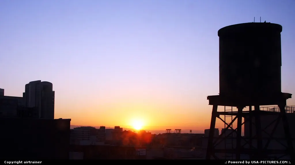 Sunrise over San Francisco.